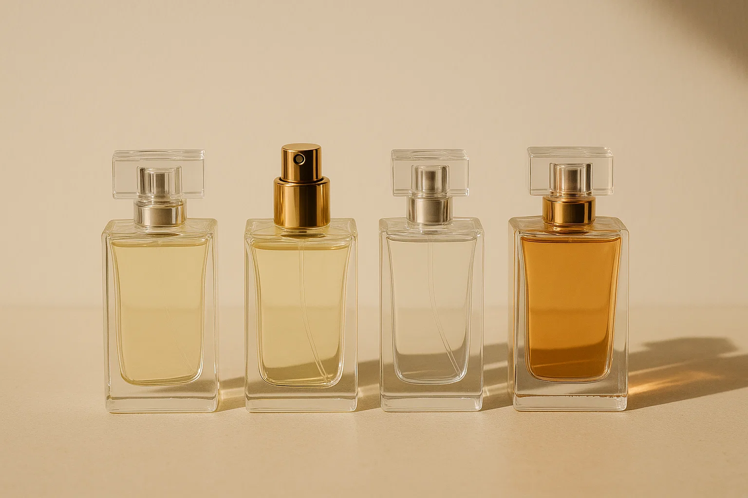 تصویر عطر حاوی ترکیبات شیمیایی مصنوعی با اشاره به فتالاتها و رایحههای مصنوعی