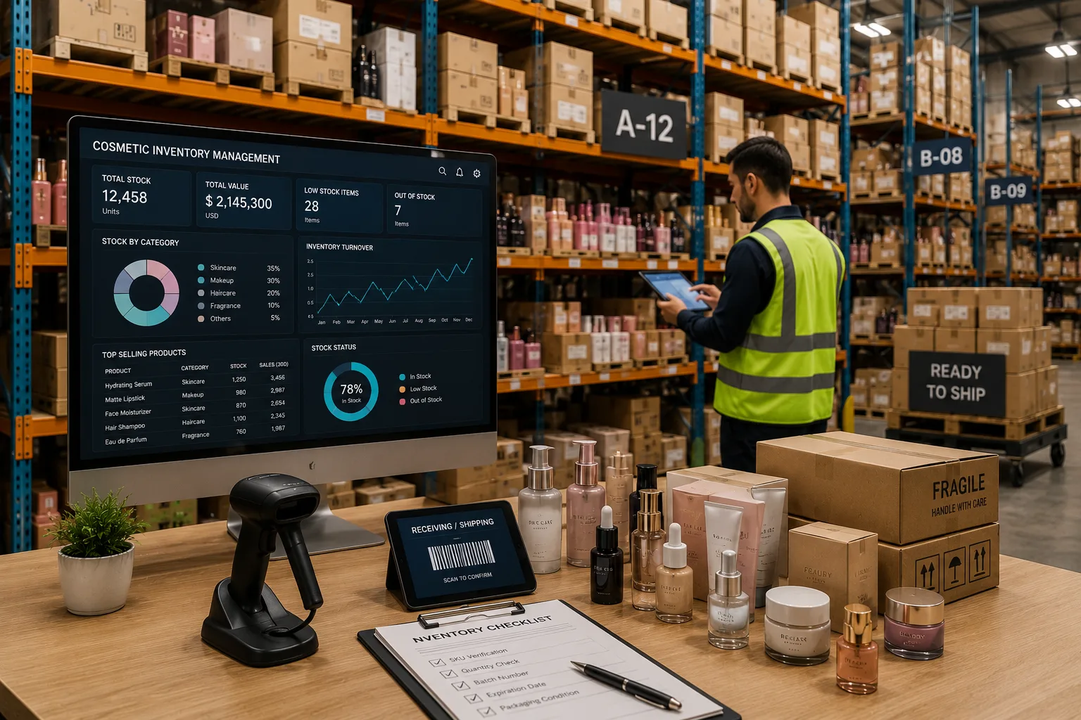 مدیریت موجودی در صنعت آرایشی